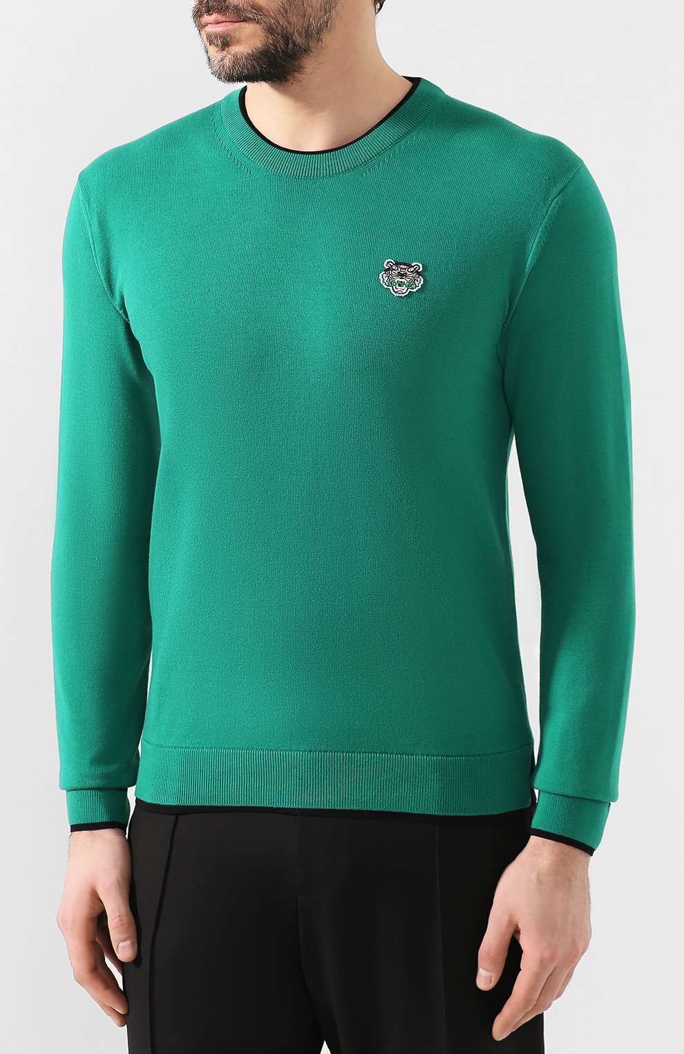 Хлопковый джемпер  KENZO, арт. 5PU2023AB, фото 3