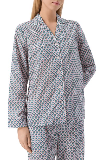 Хлопковая пижама DEREK ROSE разноцветного цвета по цене 40950 руб., арт. 2012/LEDB088, фото 3 Хлопковая пижама DEREK ROSE, арт. 2012/LEDB088, фото 3