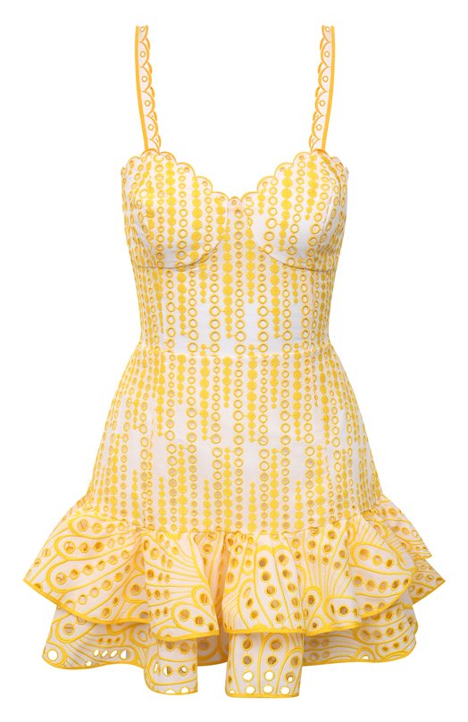 Хлопковое платье Charo Ruiz Ibiza 223614 Жёлтый 223614