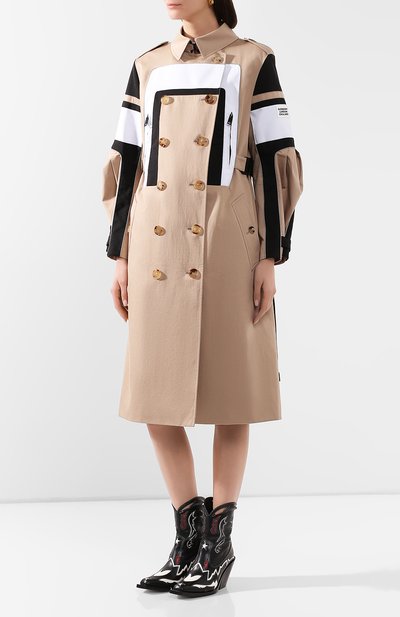 Хлопковый тренч BURBERRY, арт. 4564298, фото 3