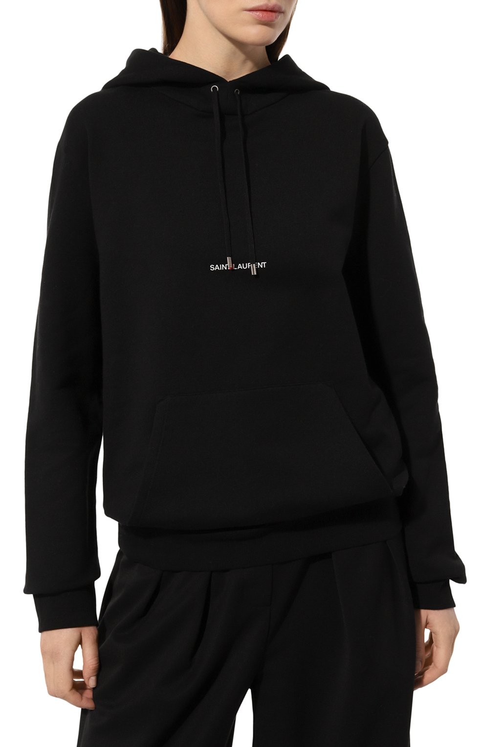 Хлопковое худи SAINT LAURENT, арт. T58P 677256, фото 3