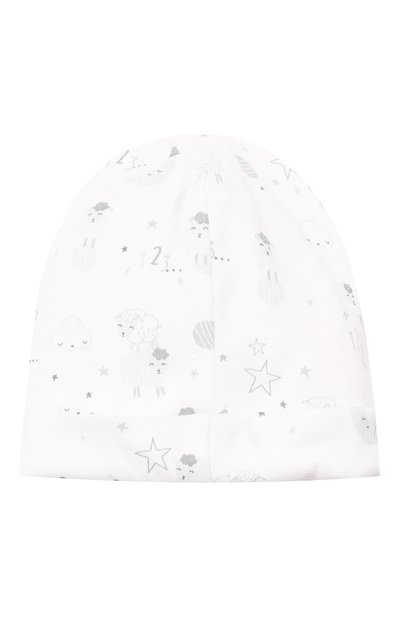 Хлопковая шапка KISSY KISSY серого цвета по цене 1500 руб., арт. KN502196N, фото 2 Хлопковая шапка KISSY KISSY, арт. KN502196N, фото 2