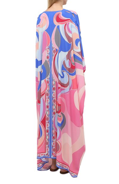 Туника из вискозы EMILIO PUCCI разноцветного цвета по цене 84100 руб., арт. 1EWL30/1E785, фото 4 Туника из вискозы EMILIO PUCCI, арт. 1EWL30/1E785, фото 4