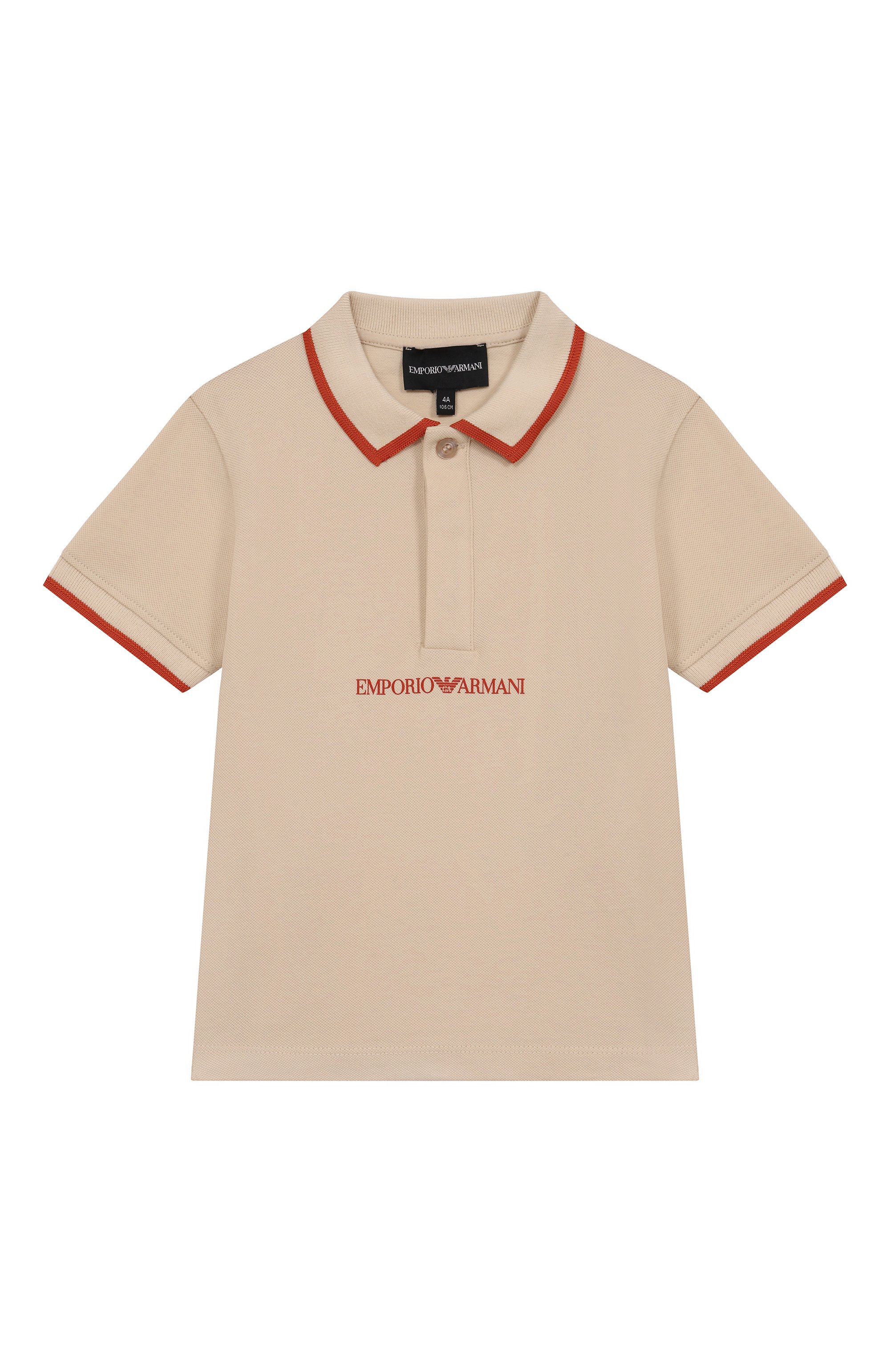 Хлопковое поло EMPORIO ARMANI, арт. EB000665/AF16641, фото 1