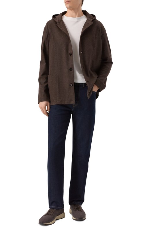 Комбинированные кроссовки Zilli H0256AM0316VZEV10 Коричневый  H0256AM0316VZEV10 Фото 2