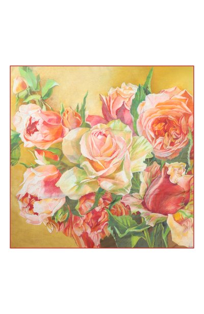 Шелковый платок розы GOURJI, арт. 91151737/5591172, фото 4