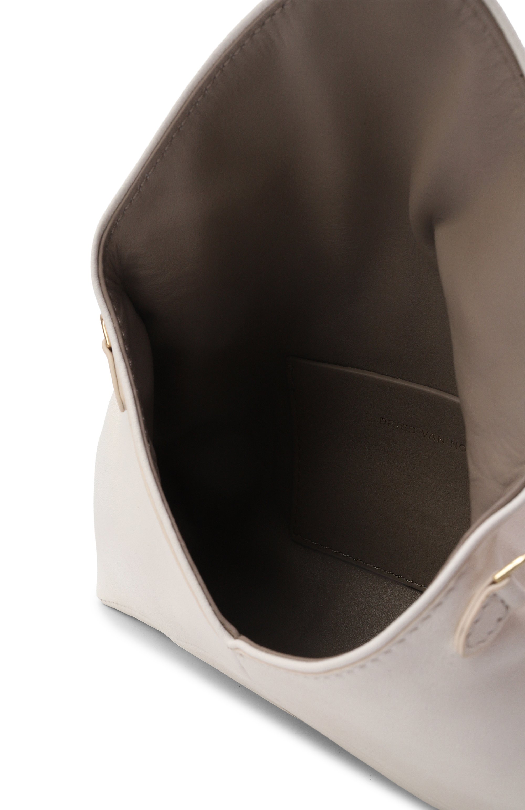 Клатч DRIES VAN NOTEN молочного цвета по цене 105000 руб., арт. 011540/0116, фото 5 Клатч DRIES VAN NOTEN, арт. 011540/0116, фото 5