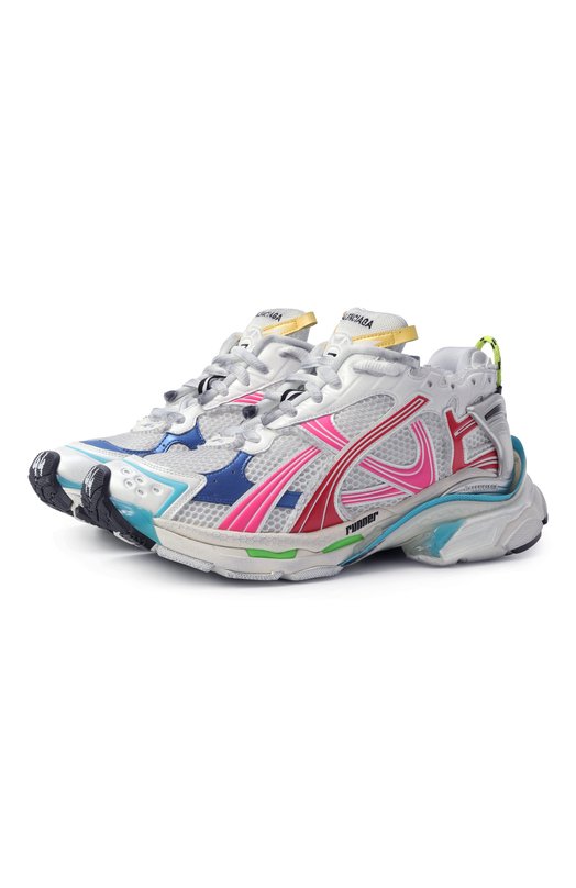 Комбинированные кроссовки Runner Balenciaga 772774/W3RBW Белый 772774/W3RBW