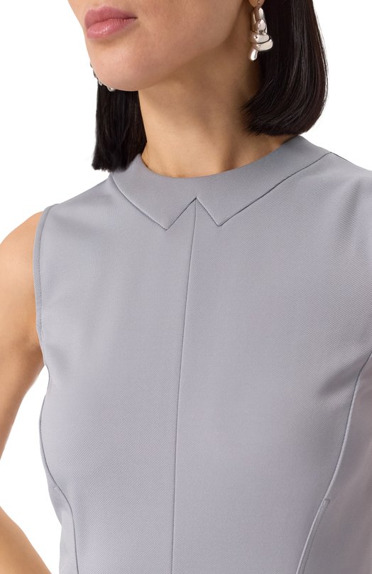 Платье из вискозы Giorgio Armani 6KAA70/AJFSZ Голубой  6KAA70/AJFSZ Фото 5