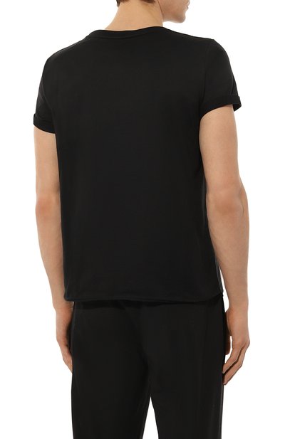 Хлопковая футболка SAINT LAURENT, арт. 464572YB2DQ, фото 4