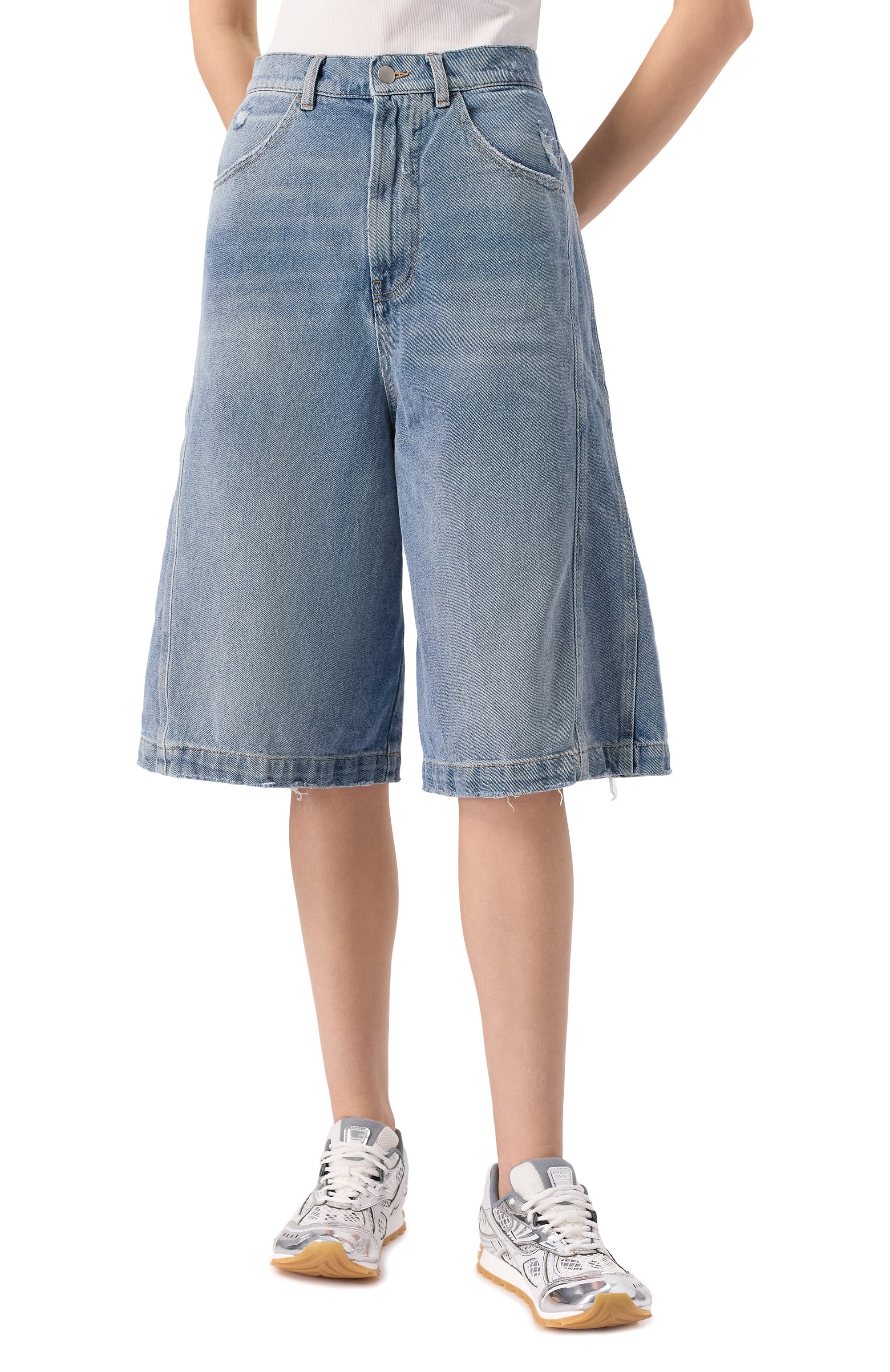 Джинсовые шорты ANDREA YA'AQOV, арт. 25WDEN17, фото 3