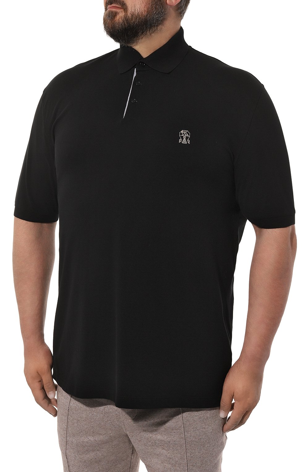 Хлопковое поло BRUNELLO CUCINELLI, арт. M0T738765W, фото 3