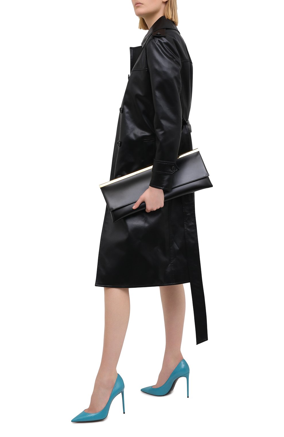 Кожаные туфли zoe SAINT LAURENT, арт. 601734/EX700, фото 2