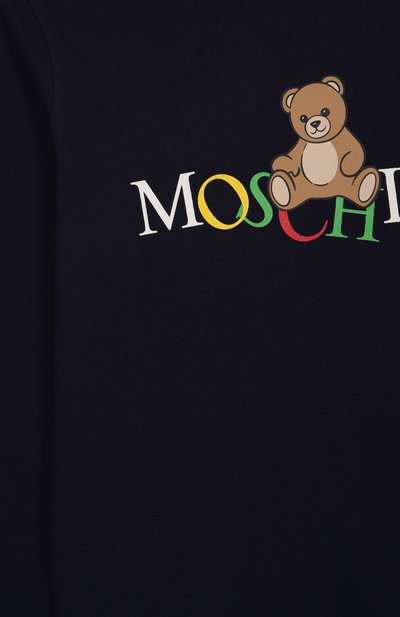 Хлопковый свитшот MOSCHINO, арт. HNF08V/LCA60/4-8, фото 3