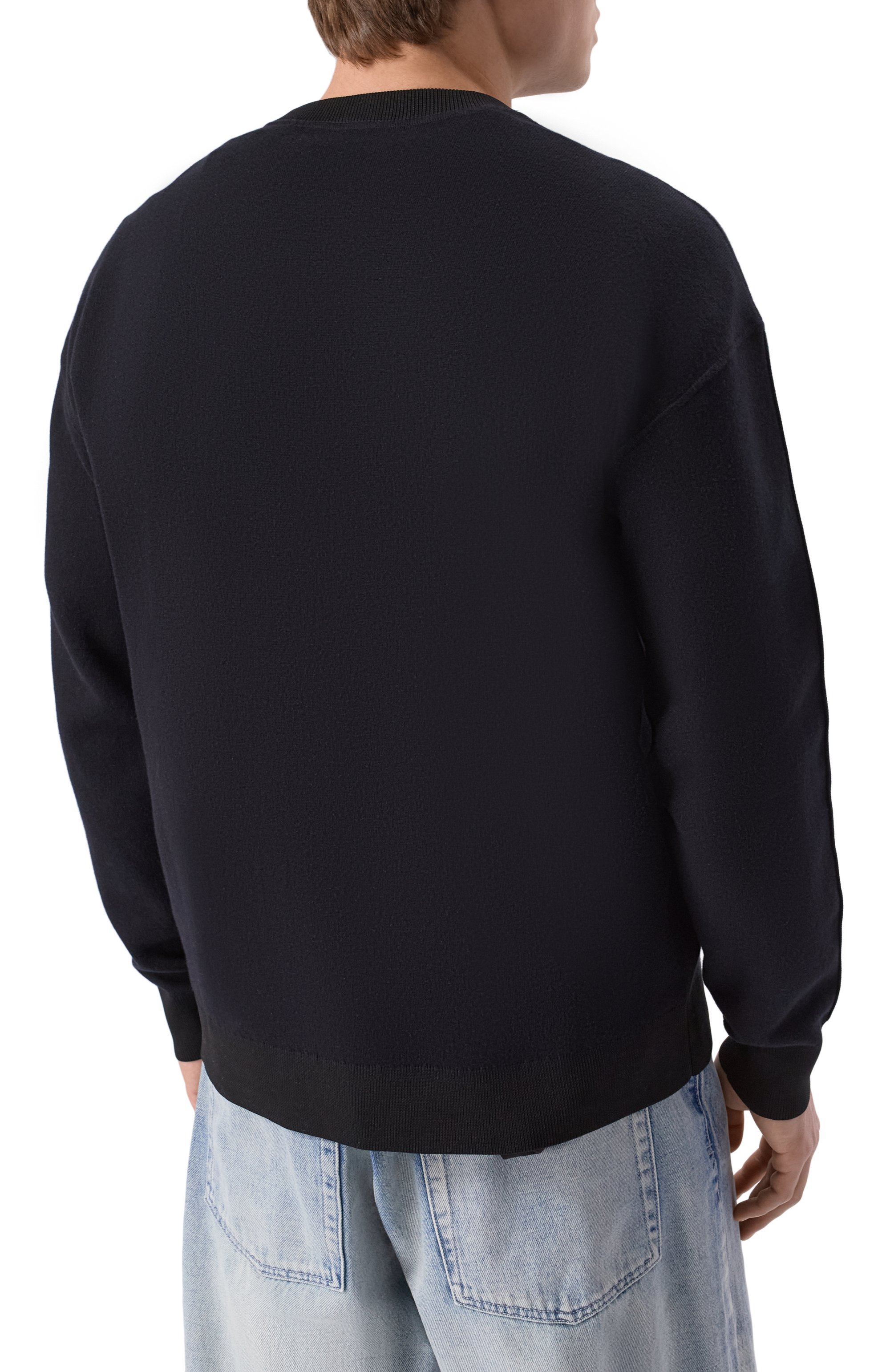 Джемпер из хлопка и шерсти BOSS, арт. 50519624, фото 4