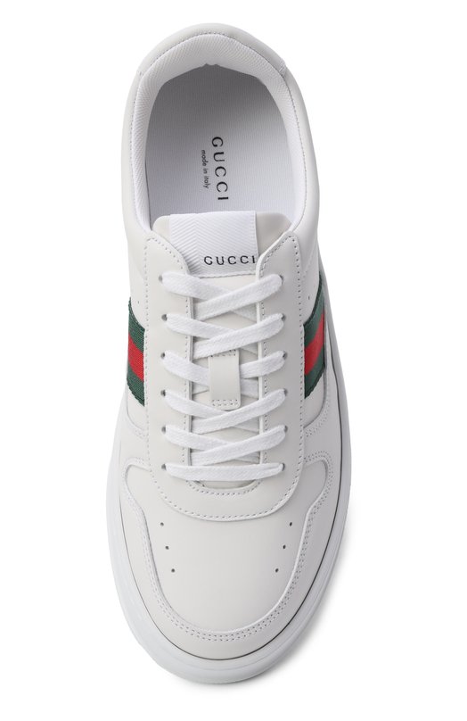 Кожаные кеды Gucci 848307/UPG40 Белый  848307/UPG40 Фото 6