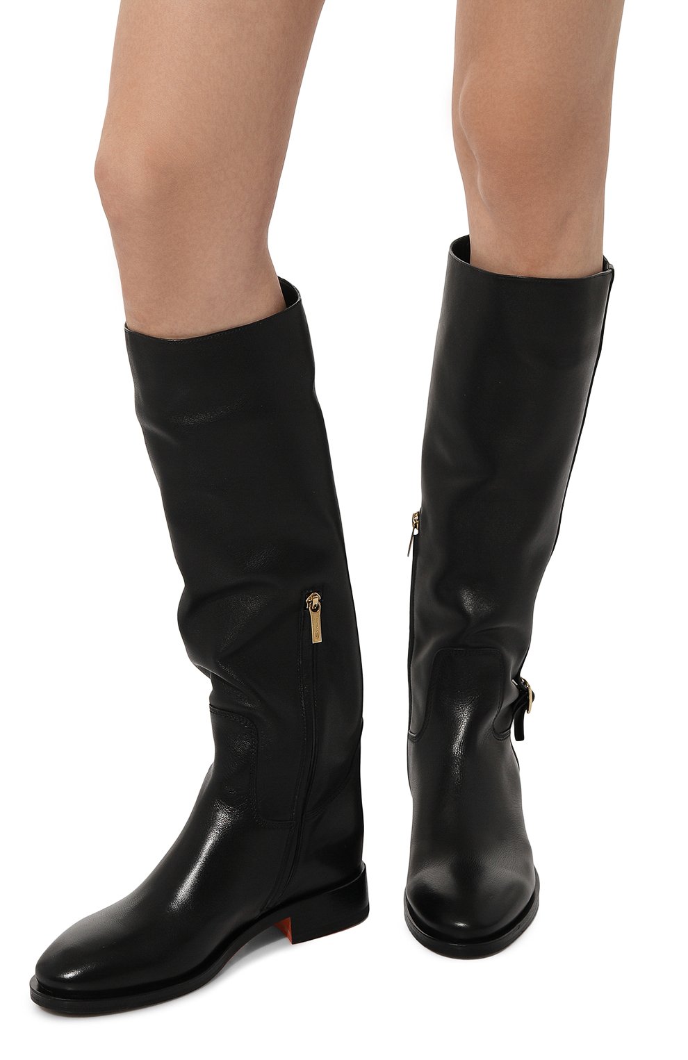 Кожаные сапоги SANTONI, арт. WSHG71084BJ2NLGA, фото 3