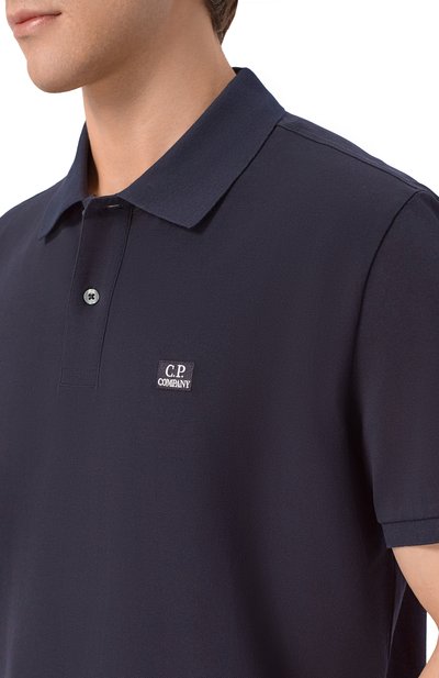 Хлопковое поло C.P. COMPANY, арт. RCCMPL721A/005263W, фото 5