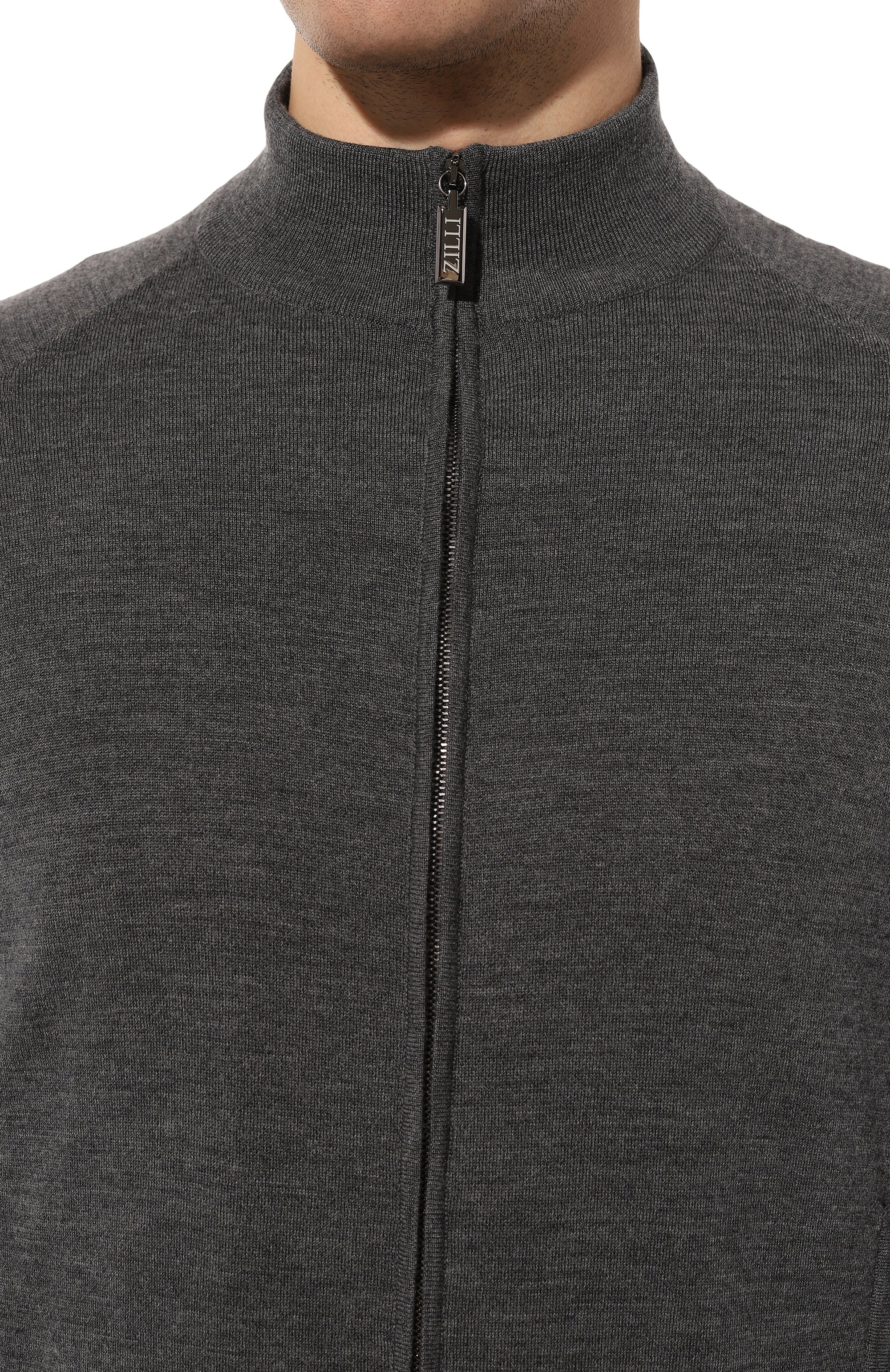 Кардиган из кашемира и шелка ZILLI, арт. KZMC06M0240VLXS00, фото 5