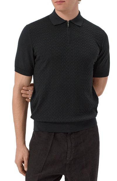 Хлопковое поло FEDELI, арт. 8UED5921, фото 3