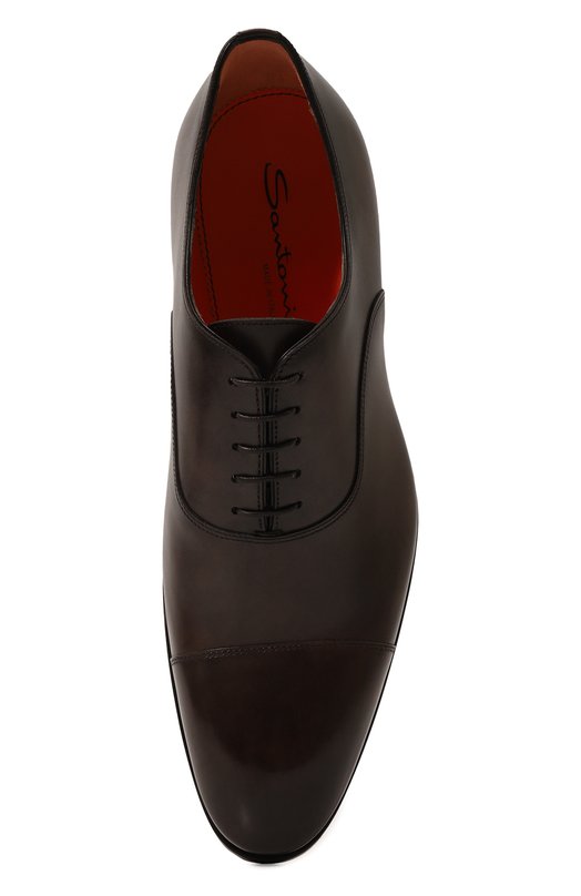 фото Кожаные оксфорды santoni