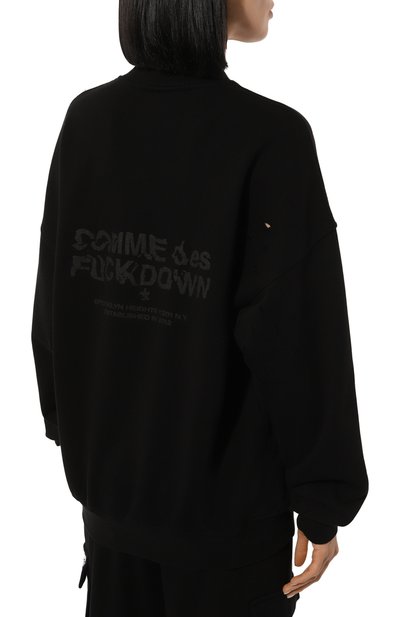 Хлопковый свитшот COMME DES FUCKDOWN, арт. CFABW01185, фото 4