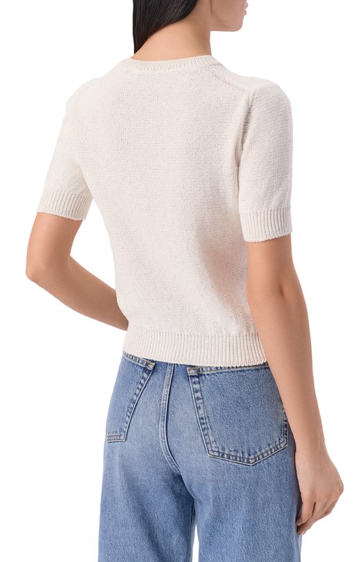 Хлопковый пуловер Gran Sasso 13231/32430 Белый  13231/32430 Фото 4