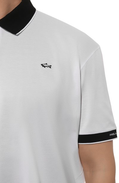 Хлопковое поло PAUL&SHARK, арт. 24411319/3XL-6XL, фото 5