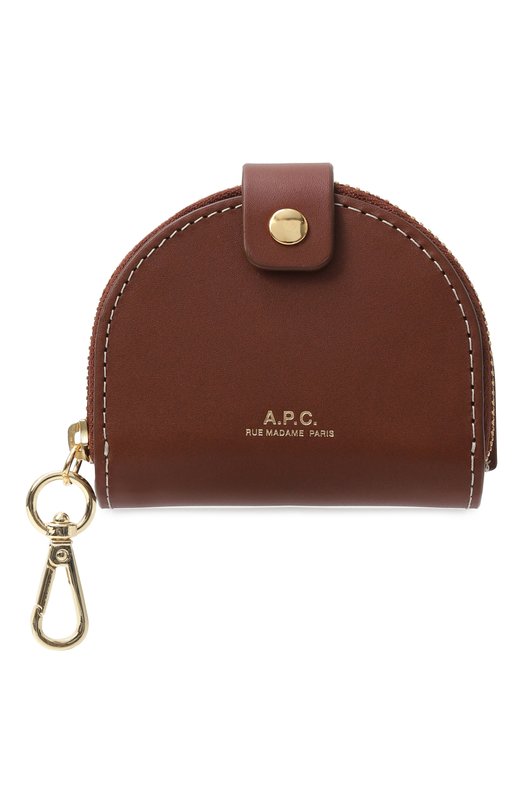 Кожаный кошелек A.P.C. F63646/PXAWV Коричневый F63646/PXAWV