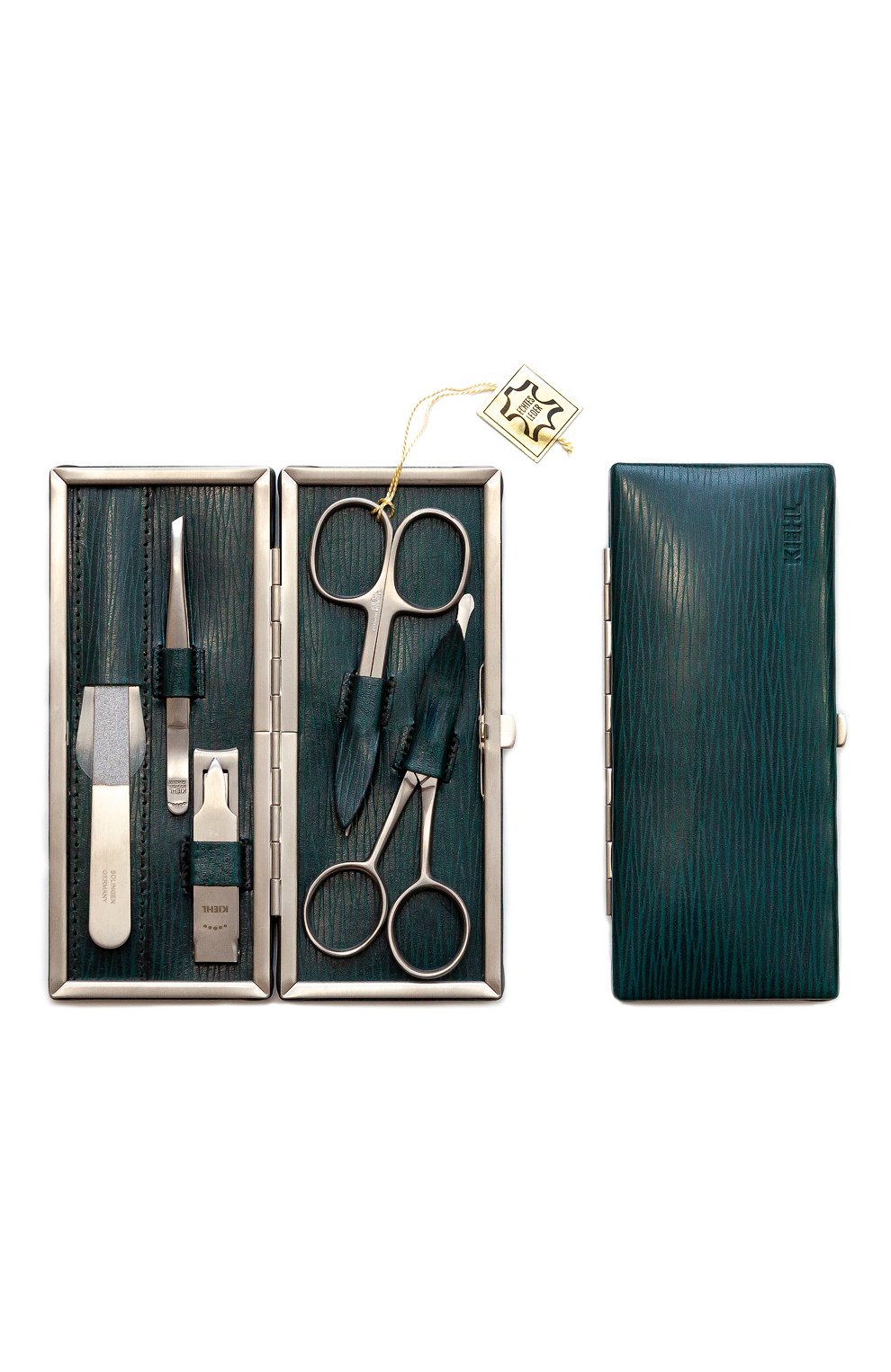 Мужской маникюрный набор KIEHL SOLINGEN бесцветного цвета по цене 42410 руб., арт. 9532/21i BRUTAL GREEN, фото 1 Мужской маникюрный набор KIEHL SOLINGEN, арт. 9532/21i BRUTAL GREEN, фото 1