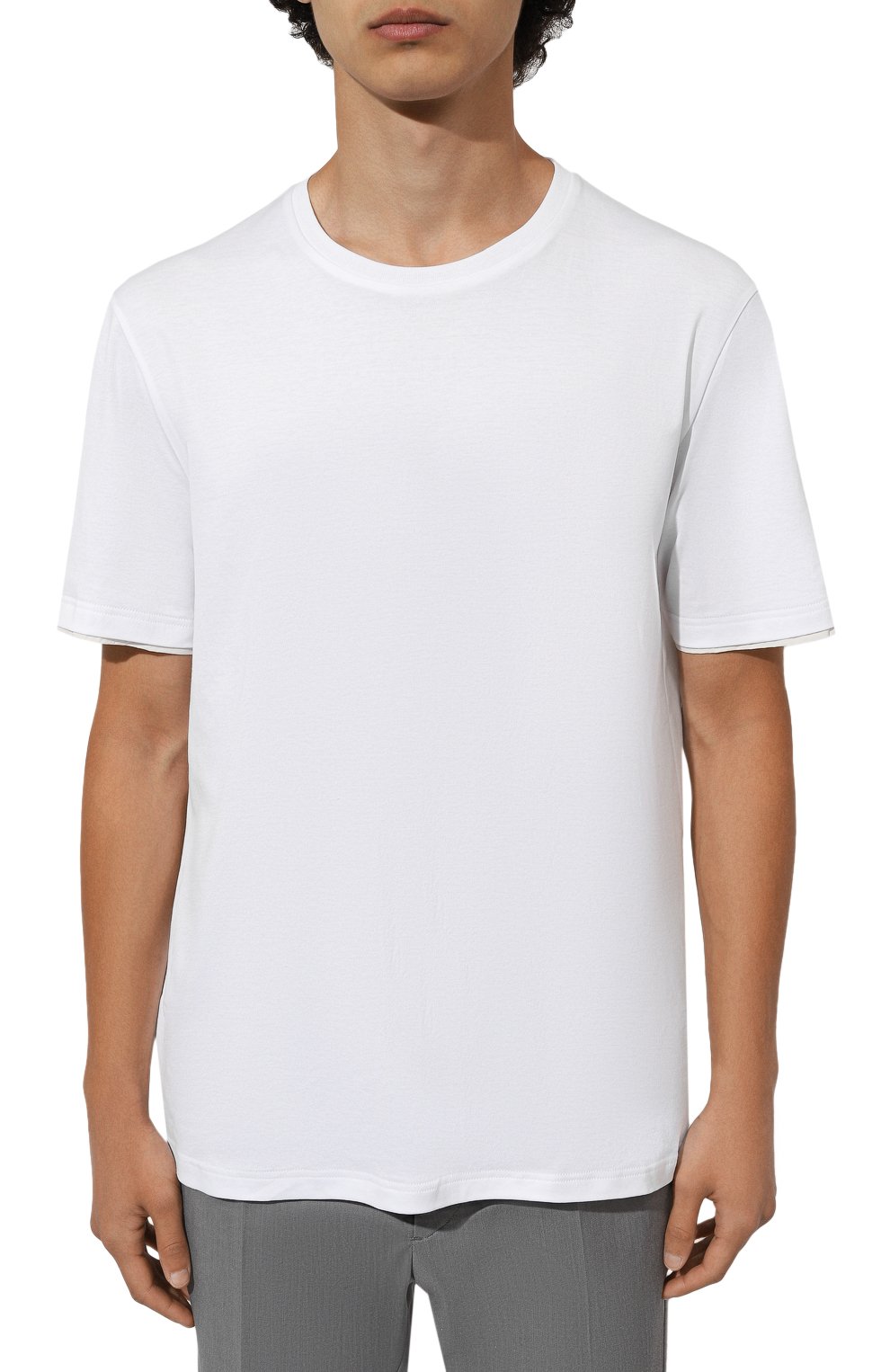 Хлопковая футболка HERNO, арт. JG00031UR/52052, фото 3