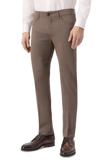 Шерстяные брюки JACOB COHEN, арт. 25E P/JUM_QW004 001 S3794 RW, фото 3