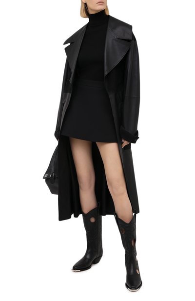 Пуловер из вискозы OFF-WHITE черного цвета по цене 64150 руб., арт. 0WHF010R21KNI001, фото 2 Пуловер из вискозы OFF-WHITE, арт. 0WHF010R21KNI001, фото 2