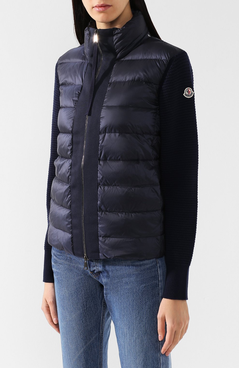 Куртка на молнии с воротником-стойкой MONCLER, арт. D2-093-94875-00-98124, фото 3
