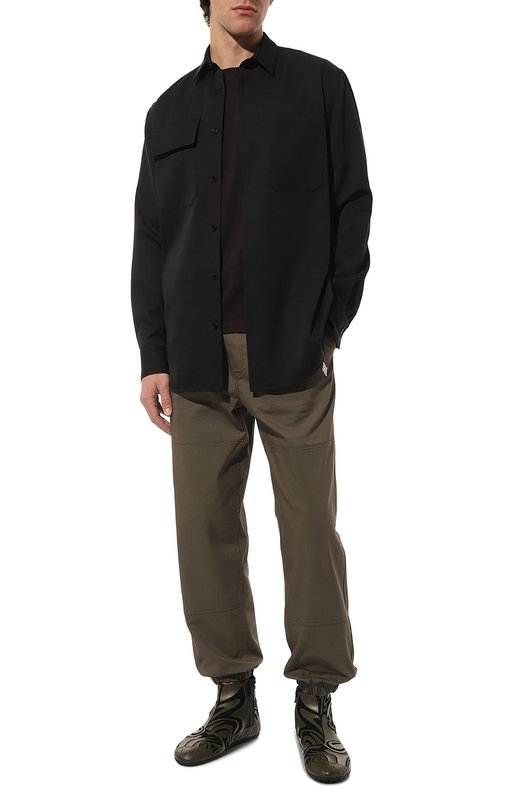 Комбинированные сапоги RBRSL Хаки, фото 2