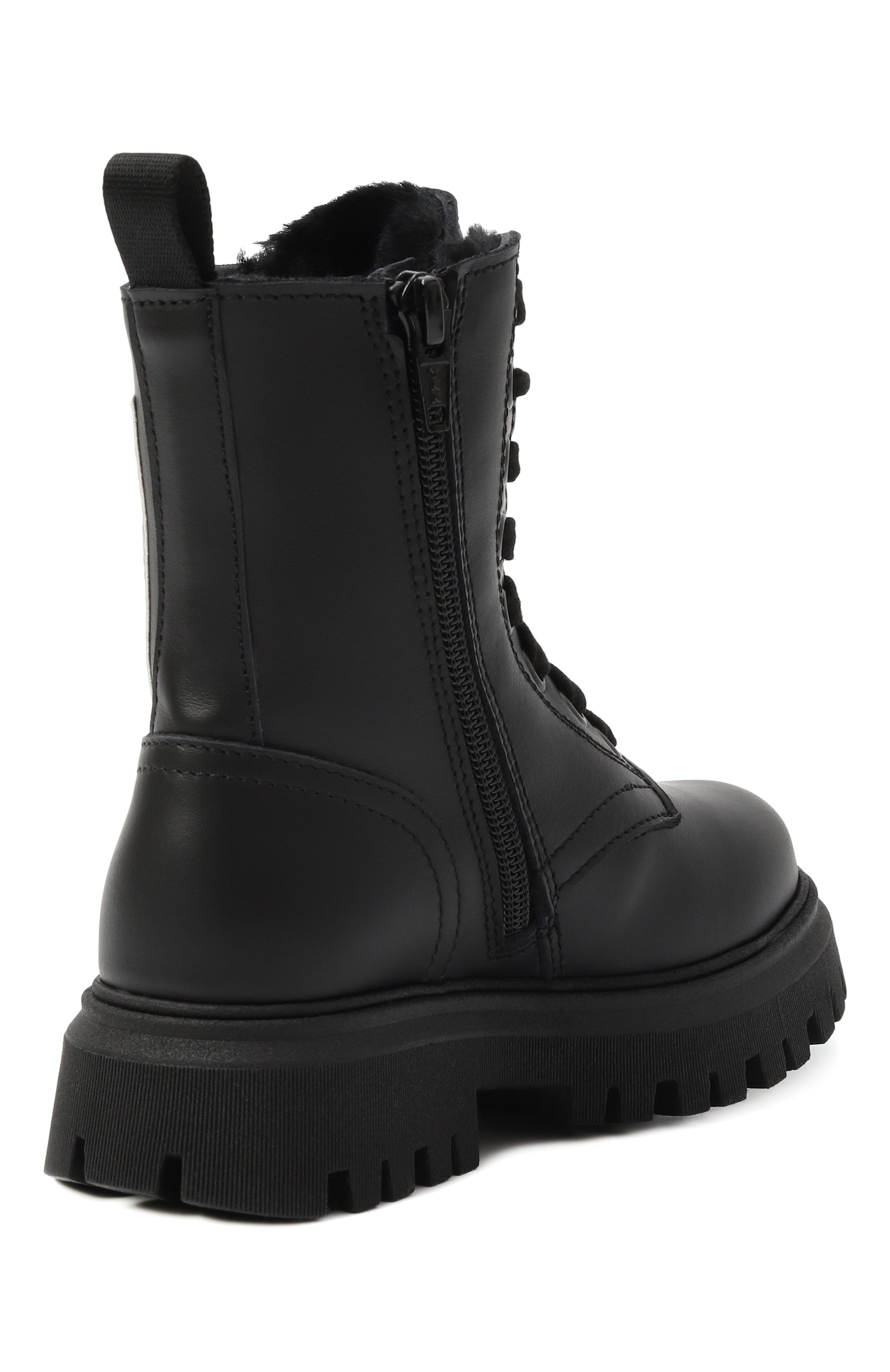 Кожаные ботинки MSGM KIDS, арт. 81142/19-27, фото 3