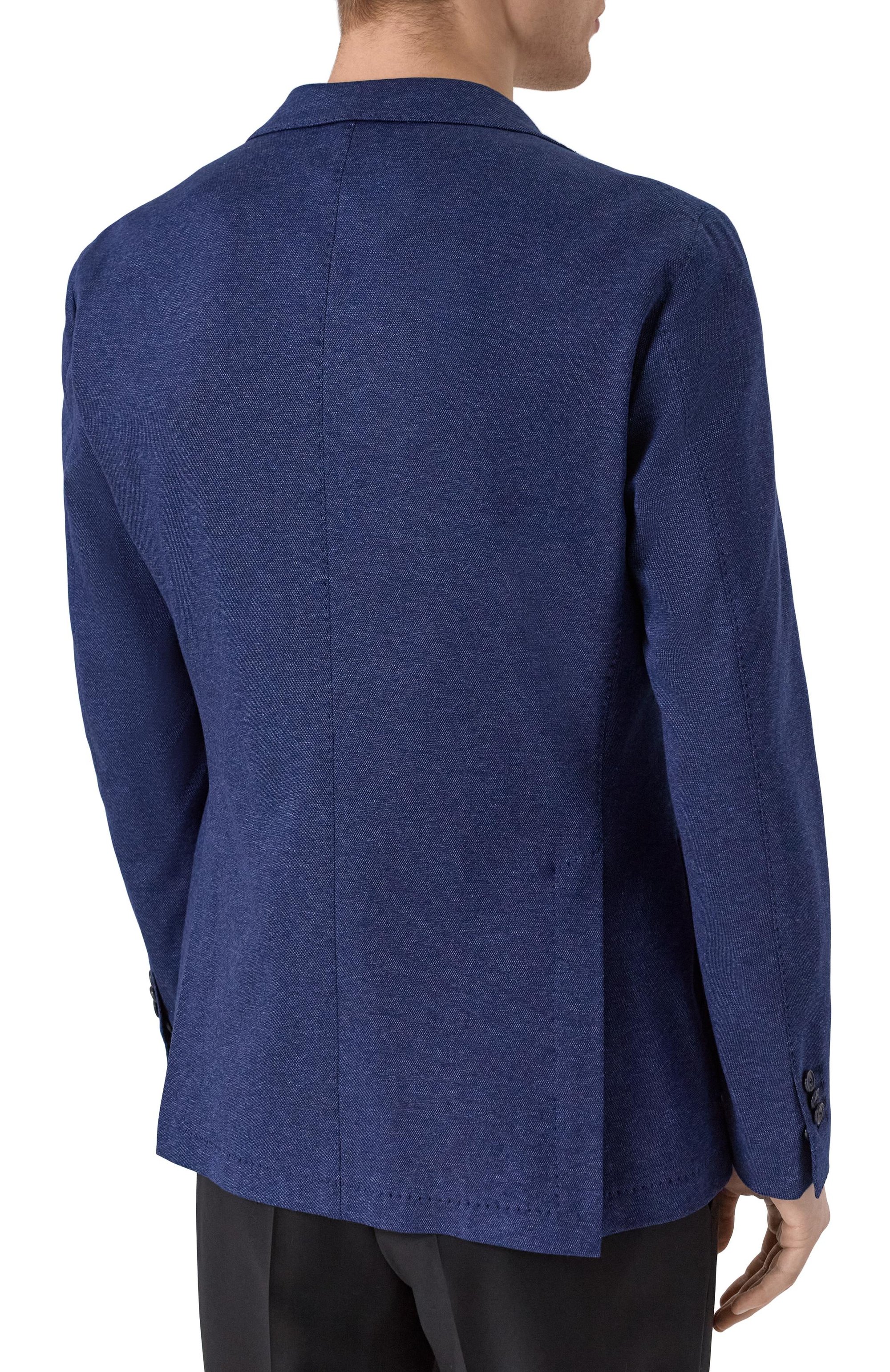 Хлопковый пиджак WINDSOR темно-синего цвета по цене 87550 руб., арт. 13 GI0RN0-J 10013090/30045423/58, фото 6 Хлопковый пиджак WINDSOR, арт. 13 GI0RN0-J 10013090/30045423/58, фото 6