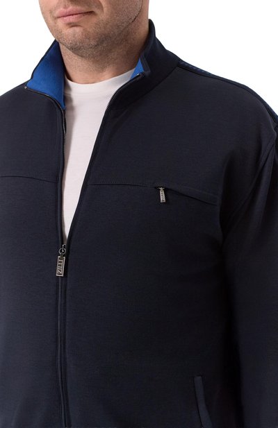 Толстовка из хлопка и шелка ZILLI, арт. JSS001M0112VGCJ00/66-68, фото 5