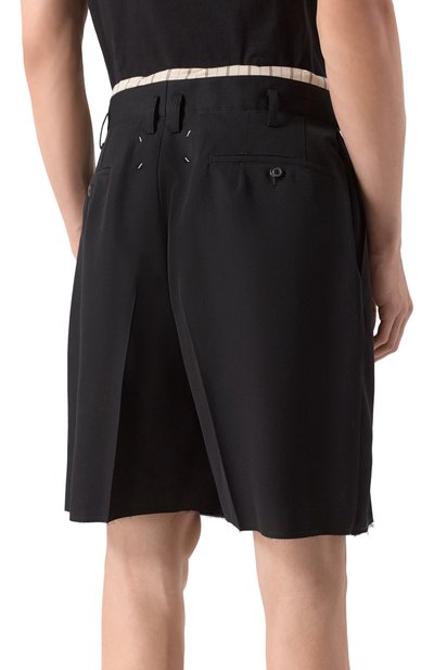 Шерстяные шорты MAISON MARGIELA, арт. S50MU0093/M35693, фото 4