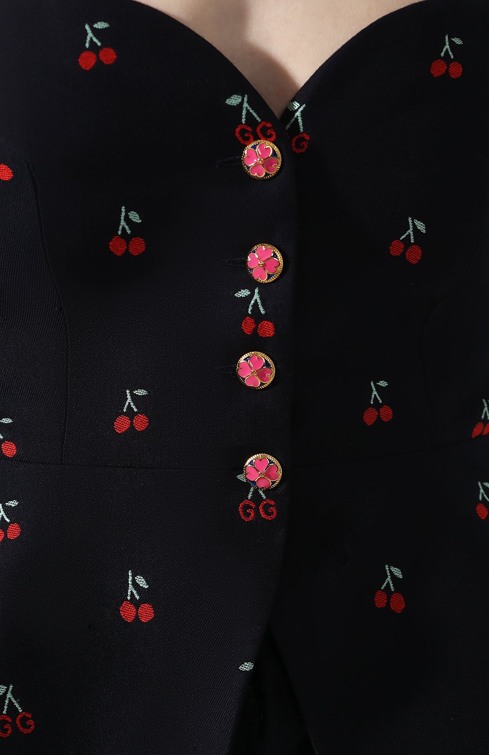 Топ из смеси хлопка и шерсти GUCCI, арт. 569887/ZABMY, фото 5