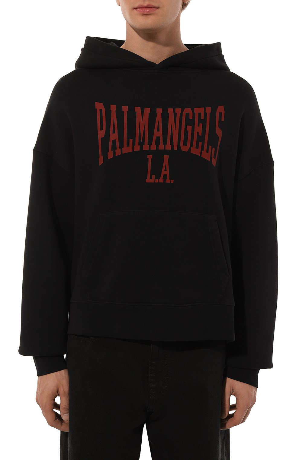 Хлопковое худи PALM ANGELS, арт. PMBB058F24FLE003, фото 3