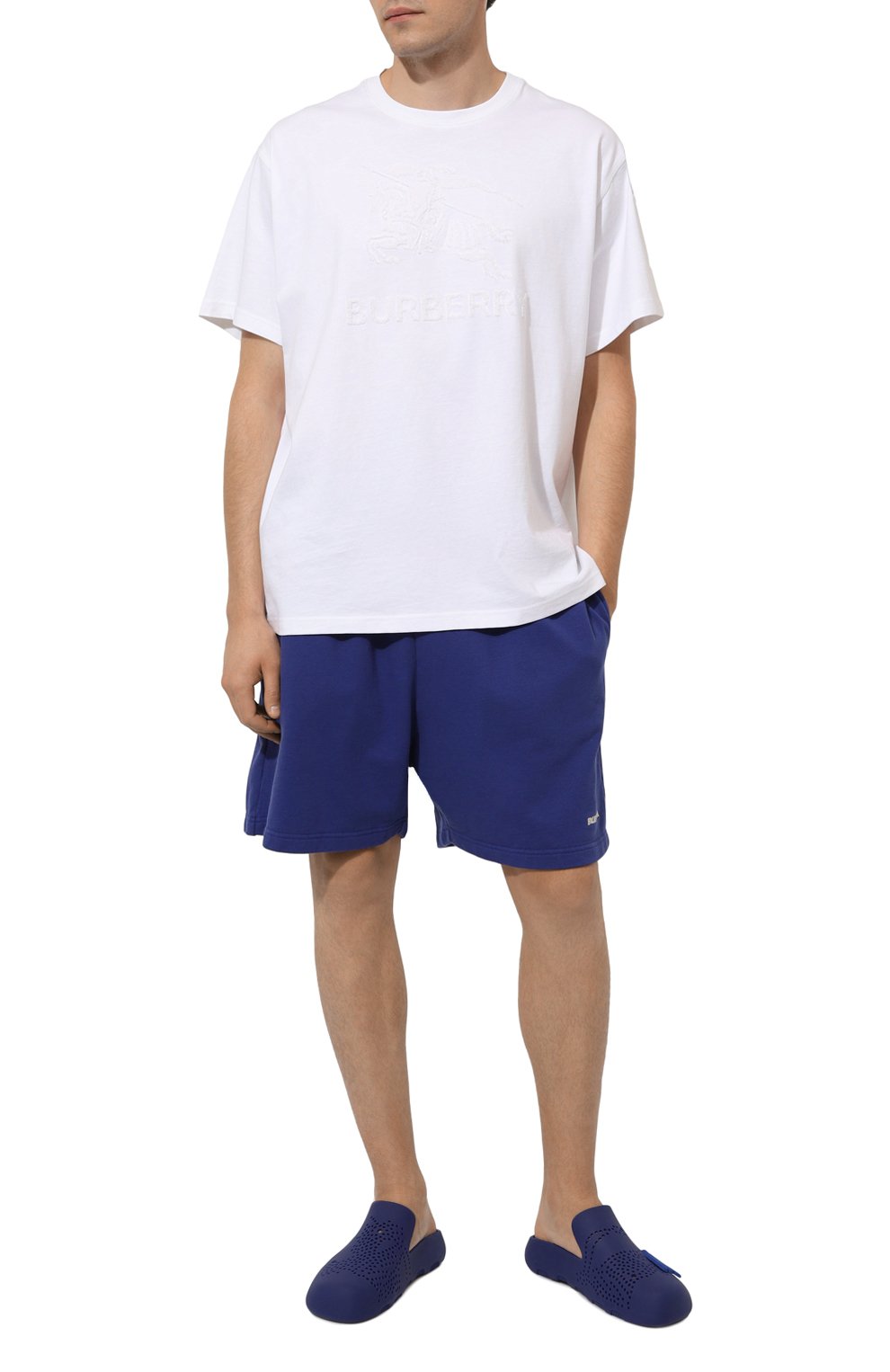 Сабо stingray BURBERRY синего цвета по цене 55200 руб., арт. 8085695, фото 2 Сабо stingray BURBERRY, арт. 8085695, фото 2