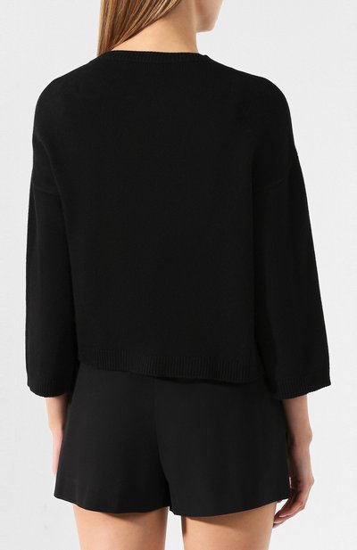 Свитер REDVALENTINO черного цвета по цене 43050 руб., арт. SR0KCB87/4MV, фото 4 Свитер REDVALENTINO, арт. SR0KCB87/4MV, фото 4