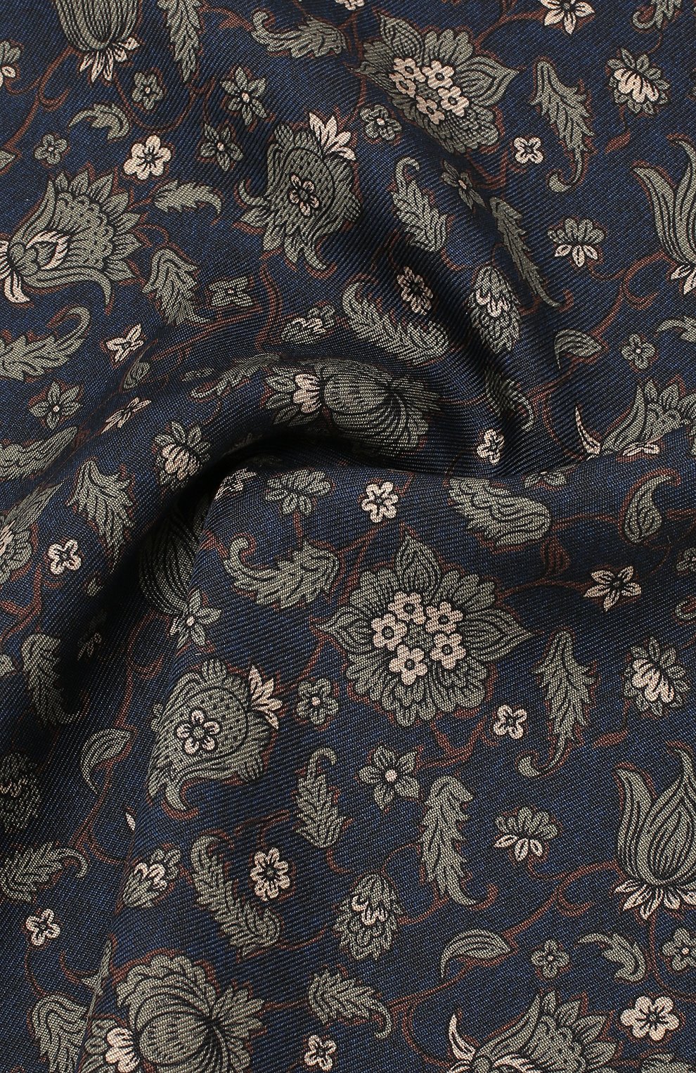Шелковый платок BRIONI синего цвета по цене 15250 руб., арт. 071000/0841B, фото 2 Шелковый платок BRIONI, арт. 071000/0841B, фото 2