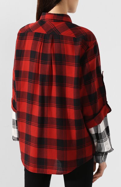 Хлопковая рубашка FAITH CONNEXION разноцветного цвета по цене 62900 руб., арт. X1800T00228, фото 4 Хлопковая рубашка FAITH CONNEXION, арт. X1800T00228, фото 4