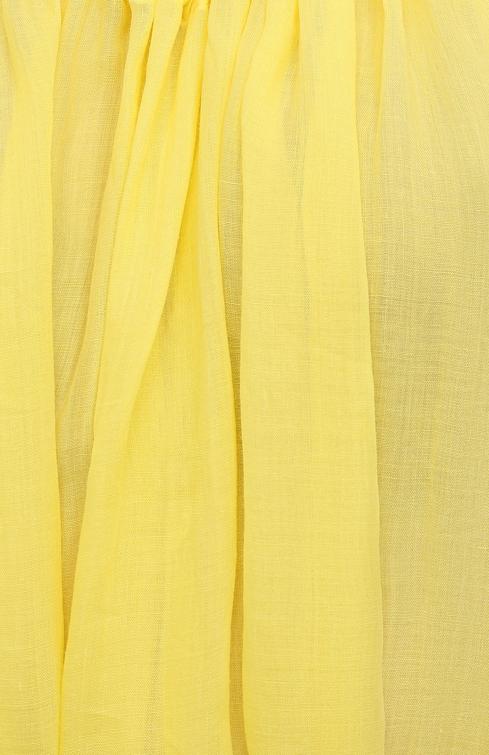 Льняное платье A MERE CO желтого цвета по цене 55050 руб., арт. AMC-RSS21-32Y, фото 5 Льняное платье A MERE CO, арт. AMC-RSS21-32Y, фото 5