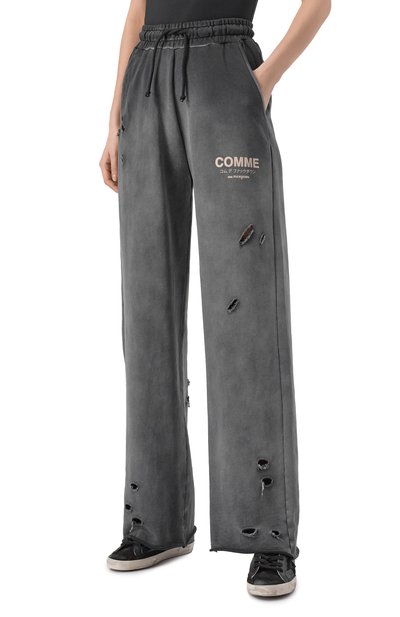 Хлопковые брюки COMME DES FUCKDOWN, арт. CFABW01237, фото 3