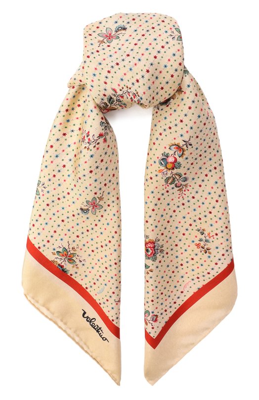 Шелковый платок Valentino 8W2EI114/GEG Кремовый 8W2EI114/GEG