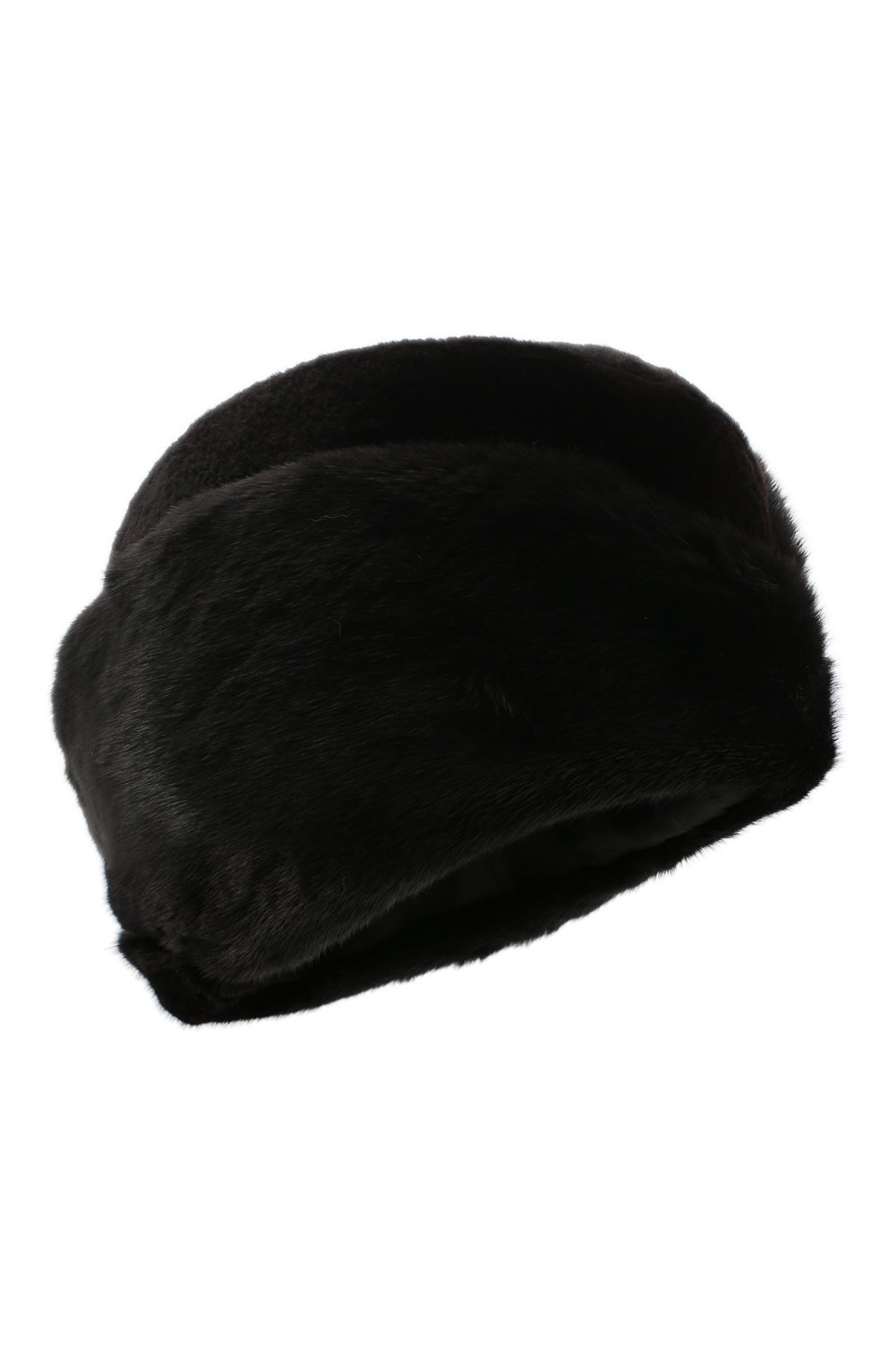 Шапка из меха норки VICTORIA KUSENKOVA черного цвета по цене 33000 руб., арт. 131512802411, фото 1 Шапка из меха норки VICTORIA KUSENKOVA, арт. 131512802411, фото 1