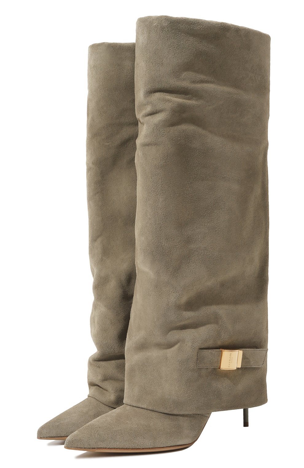 Замшевые сапоги uma 75 BALMAIN, арт. DN0TA037/LCTA, фот�о 1